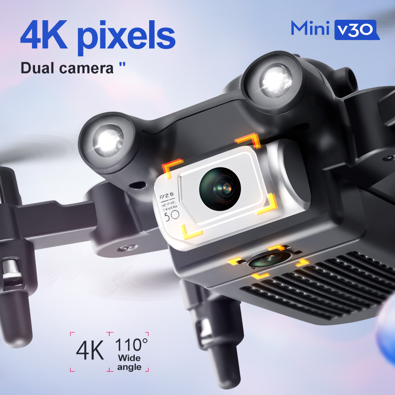 طائرة بدون طيار صغيرة V30 WiFi - مراجعة Drone Camera Lens وسعره